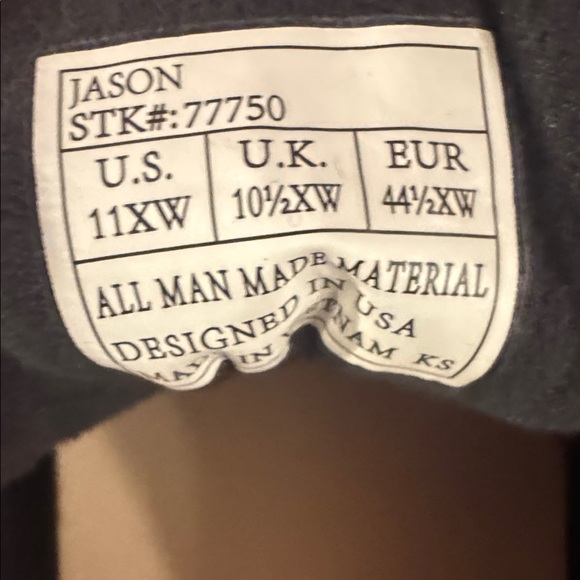 Dr. Comforts Jason tieless Men's Athletic Shoe Blue size 11 XW - Picture 5 of 6